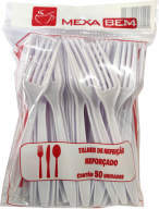 GARFO MASTER BRANCO COM 20 PACOTES COM 50 UNIDADES