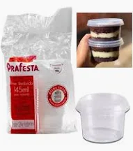 KIT POTE E TAMPA 140ML REDONDO