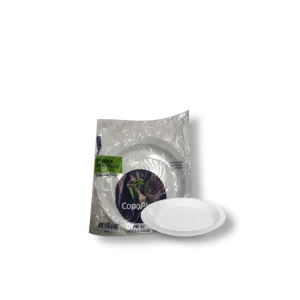 PRATO DESCARTÁVEL 23CM RASO BRANCO COM 250 UNIDADES COPOPLAST
