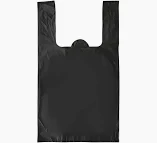 SACOLA FINA PRETA 30X45