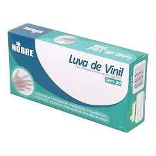 LUVA VINIL - PCT C/100 UNIDS