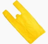 SACOLA FINA AMARELA 30X45