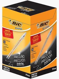 Caneta Bic Preta